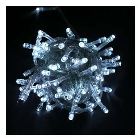 10m 100 LED Fairy Light String Christmas Fairy Light (Cool White), 8 Modes, Perfect for Weddings