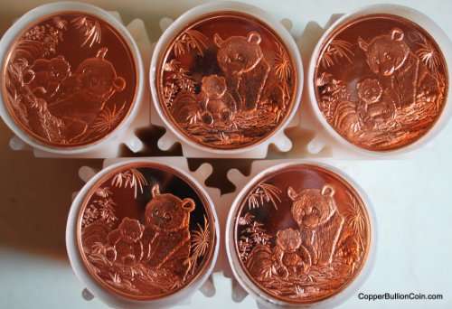 1 Oz Copper Bullion Rounds 5 Rolls of 20 Coins .999 Fine Mint Dealer 2013 Any Design!