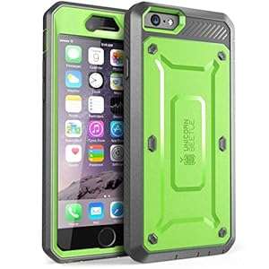 iPhone 6 Case SUPCASE [Heavy Duty Belt Clip Holster] Apple iPhone 6 Case 4.7 inch [U (Green/Gray)