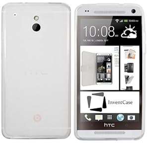 New HTC One Mini (M4) 2013 CLEAR Gel / Silicone / Hybrid Case Cover Skin With BONUS HTC O (Clear)