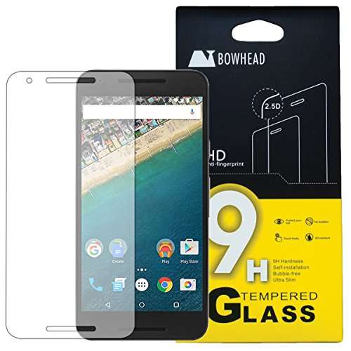 Nexus 5X Screen Protector, Bowhead Nexus 5X Glass Screen Protector - [Tempered Glass] 9H Hardness, B