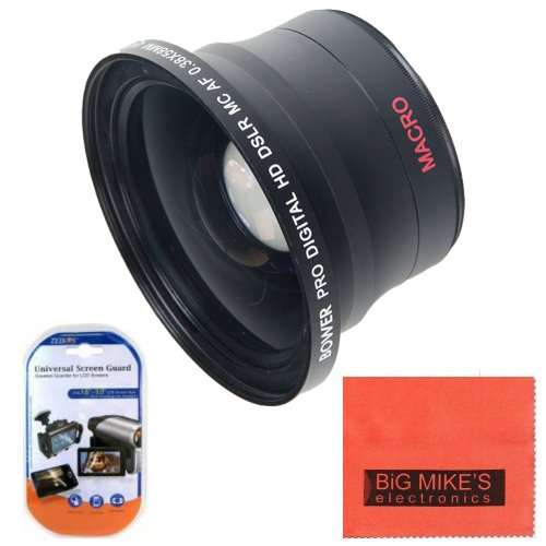 52mm 0.38X Super Wide Fisheye Lens For Nikon D90, D3000, D3100, D3200, D5000, D5100, D5200, D5300, D
