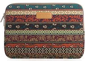 Mosiso - Bohemian Style Canvas Fabric 13-13.3 Inch Laptop / Notebook Computer / M (Mystic Forest)