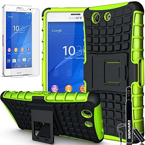 Sony Xperia Z3 Compact / Z3 mini, COVRWARE 3 in 1 Bundle - Heavy Duty Terrapin Series Armor Protecti