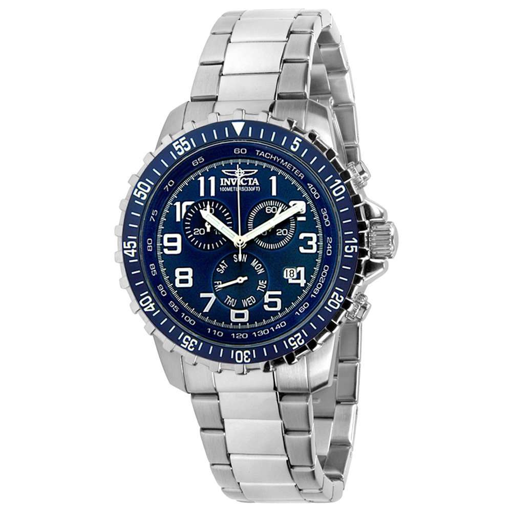 **R6900**Invicta Men's 6621 II Collection Chronograph Stainless Steel Blue Dial Watch