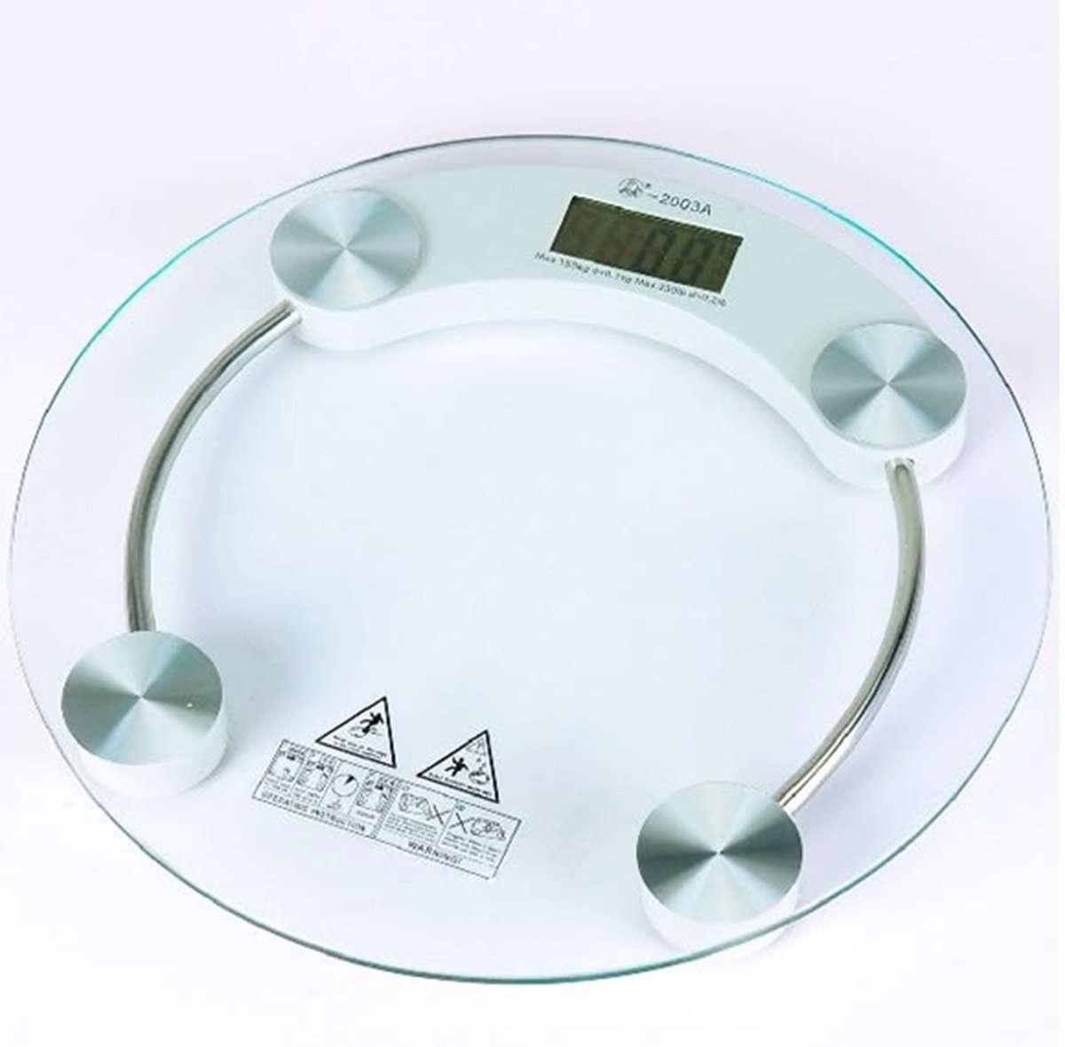 Personal Digital Round Glass Scale Capacity 180kg