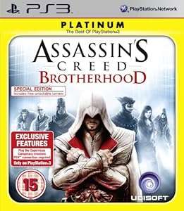 Assassin's Creed : Assassins Creed : Brotherhood Platinum : PS3 Game  VG Cond : IN STOCK (SWADOCOP )
