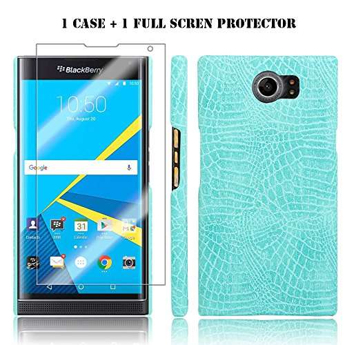 Blackberry Priv Case,Kupx Blackberry Priv Croco Pu Leather Wallet Protective Cases Simple Case For B