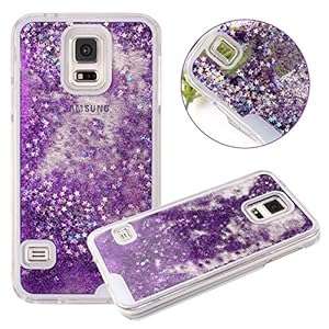 ISAKEN Samsung Galaxy S5 CaseSamsung Galaxy S5 CoverHard Case for Samsung Galaxy S5 (Star Purple)