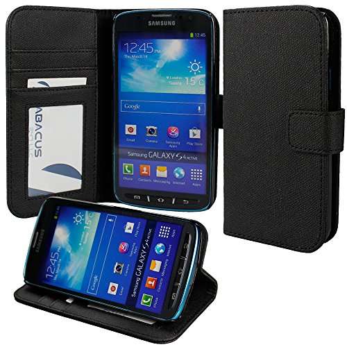 Abacus24-7 [Pocket Book Series] Samsung Galaxy S4 Active I9295 Wallet Case with Flip Cover & Stand -