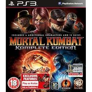 Mortal Kombat - Game of The Year Edition (PS3) Pre-Owned In Excellent Condition.