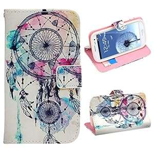Atdoshop(TM) Brand New Flip Leather Cover Case For Samsung Galaxy S3 i9300 (Dream Catcher)