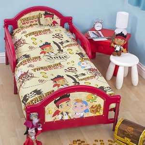 Jake And The Never Land Pirates Boys Junior Toddler Cot Bed Set 4 in 1