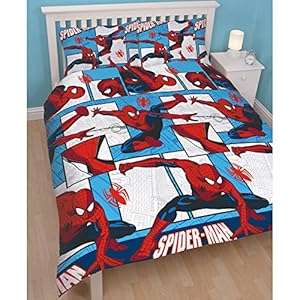 Spiderman Parker Double Duvet Cover and Pillowcase Set