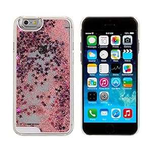 Hard Case for iPhone 6 Case for iPhone 6 Cover for iPhone 6Transparent Case for iPho (stars,pink)