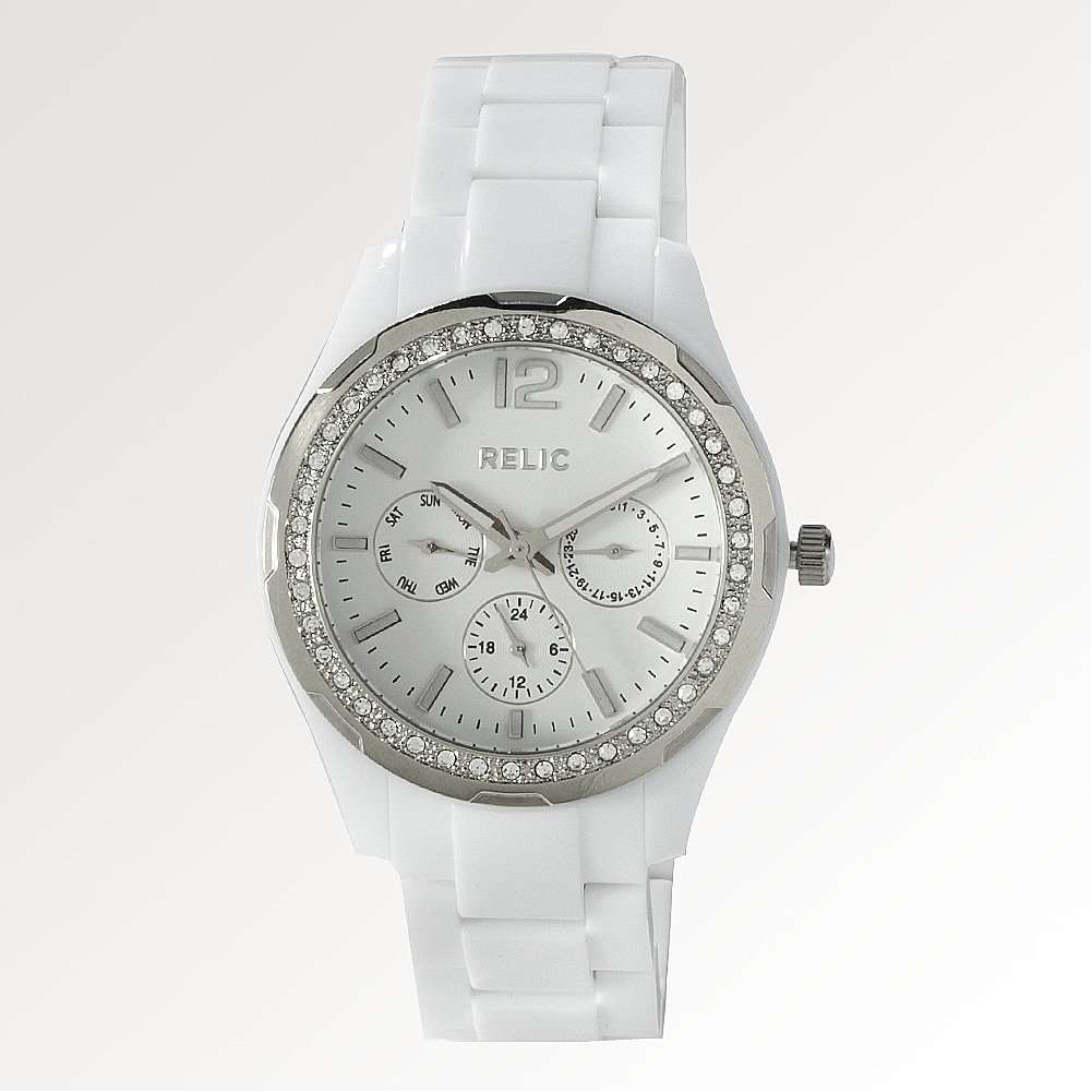 Fossil Relic Women's Crystal Resin Watch  ZR15551