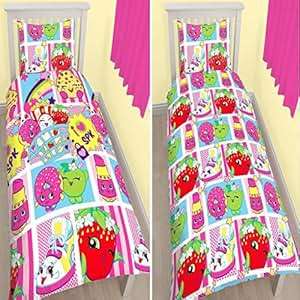Character World Shop Single Shopkins Rotary Reversible Duvet Set