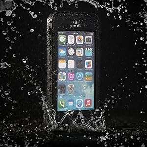 EasylifeTM iPhone 4 4s Waterproof Case iPhone 4 4s Case Cover Waterproof Dirtproof Snowpr (Black)