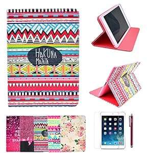 iPad Mini 1/2/3 CaseiPad Mini 1/2/3 Cover DEENOR HAKUNA Pattern PU Leather Cover Stand Flip (A09)