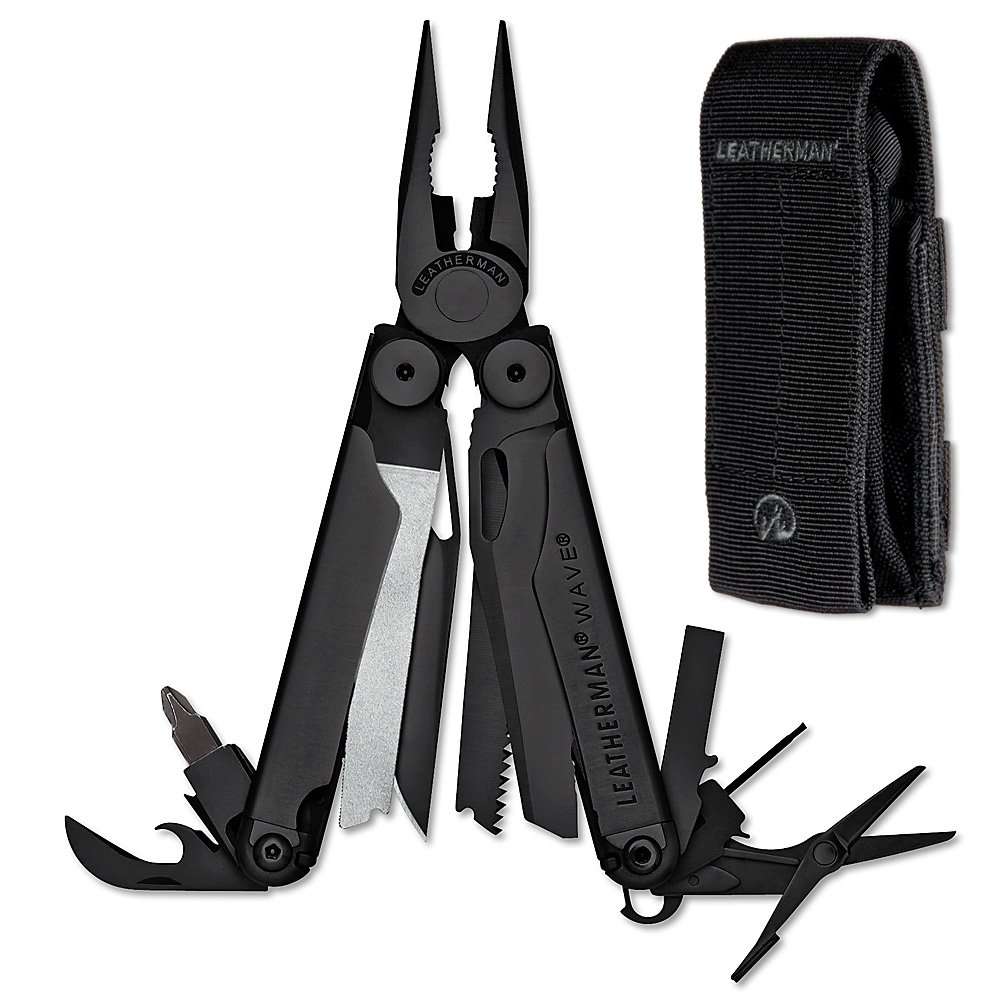Leatherman Wave Black Oxide Finish Multi Tool with Nylon MOLLE Sheath , 830246