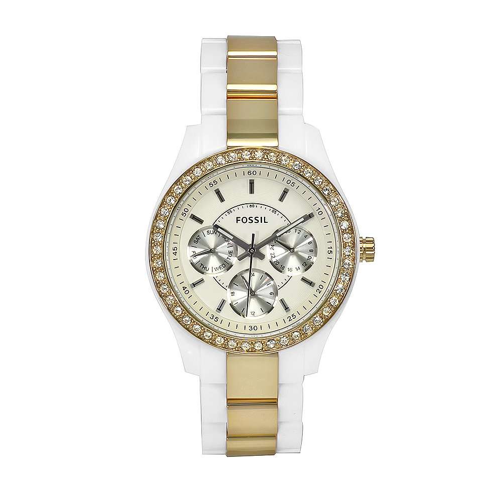 Fossil Women's ES2805 Stella Acrylic Bracelet With Dial Watch