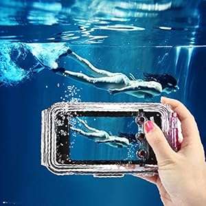 CoastCloud IP8X Waterproof Crystal Hard Case Protective Shell Case For iPhone 5 5C 5S - (Purple)