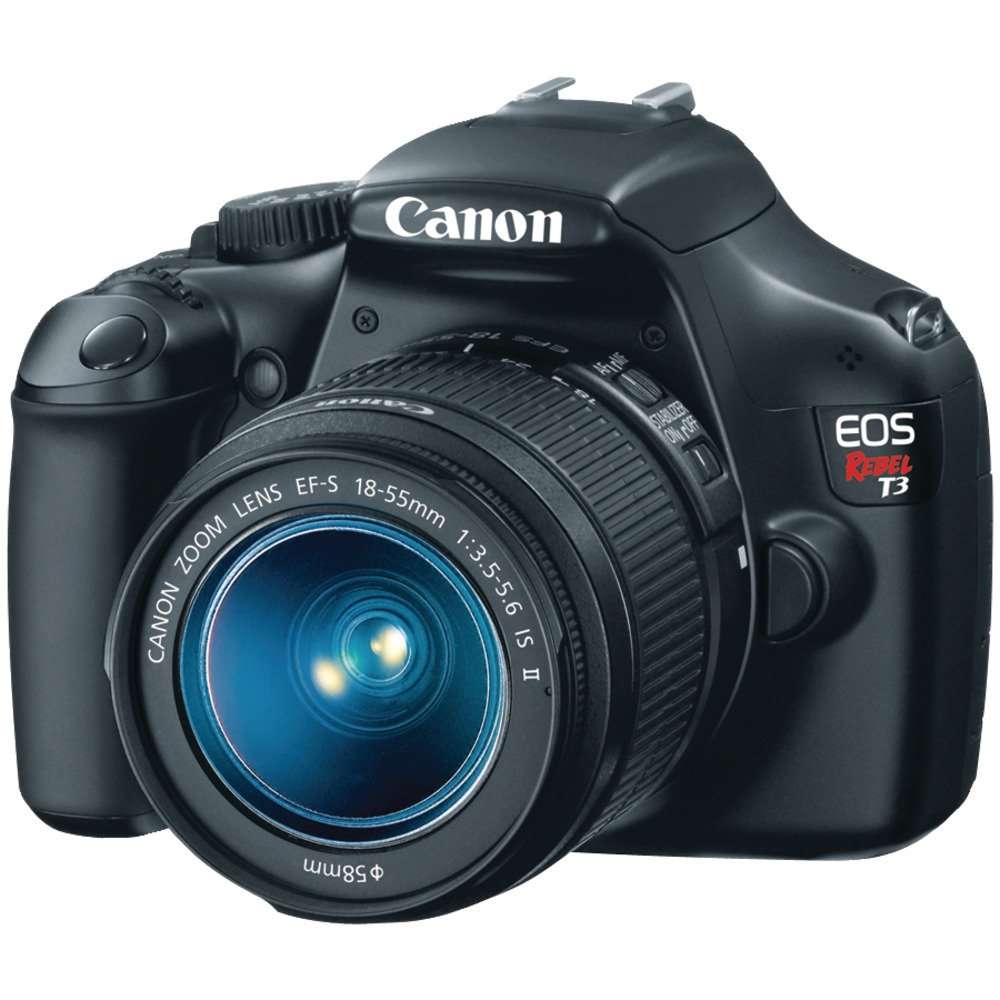 Canon EOS Rebel T3 Digital SLR +EF-S 18-55mm f/3.5-5.6 IS Type II Lens