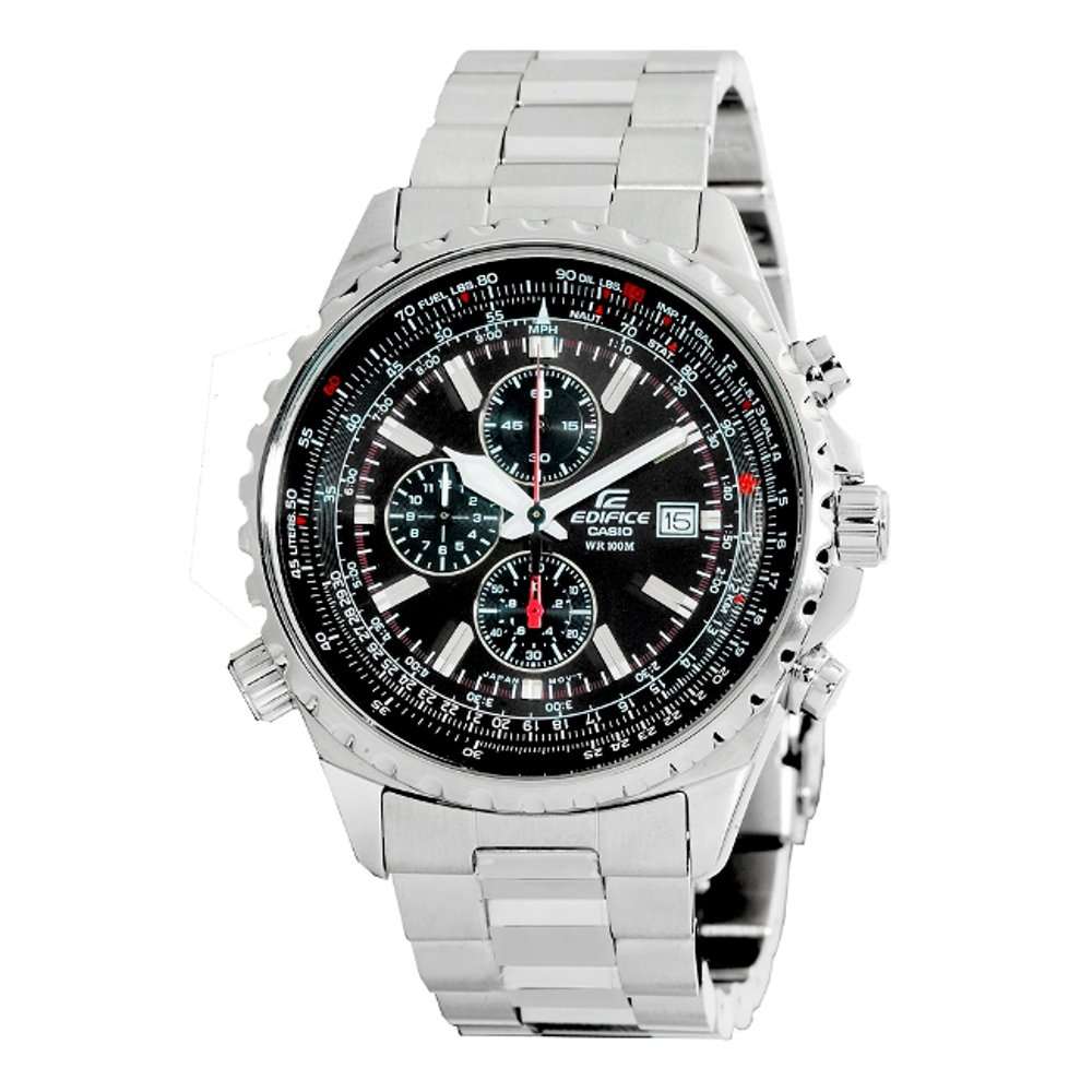 Casio Men's EF527D-1AV Edifice Stainless Steel Multi-Function Chronograph Watch