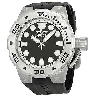 **R8799**Invicta Pro Diver Black Dial Black Rubber Mens Watch 16132 WATER RESISTANT 200m