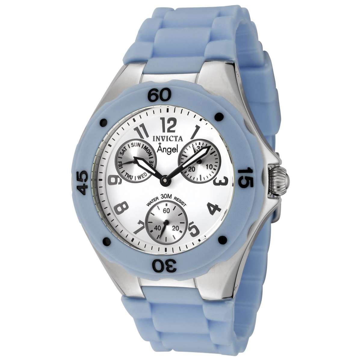 ***R5400***Invicta Women's 0735 Angel Collection Blue Polyurethane Watch