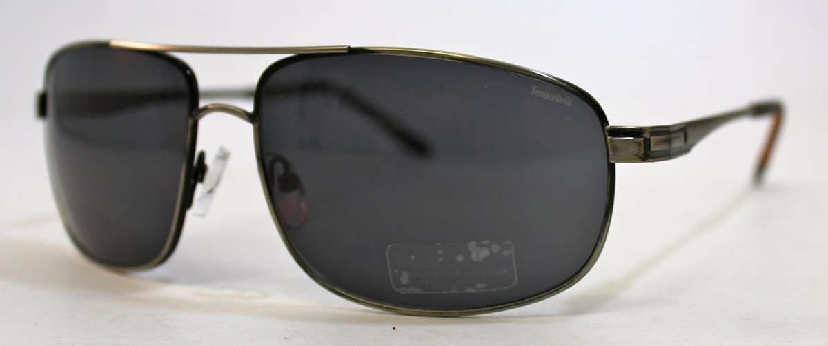 Timberland Sunglass Brushed Gunmetal, Ant, Matte Nickel, Smoke Lens Metal Aviator TB7072 9A 2
