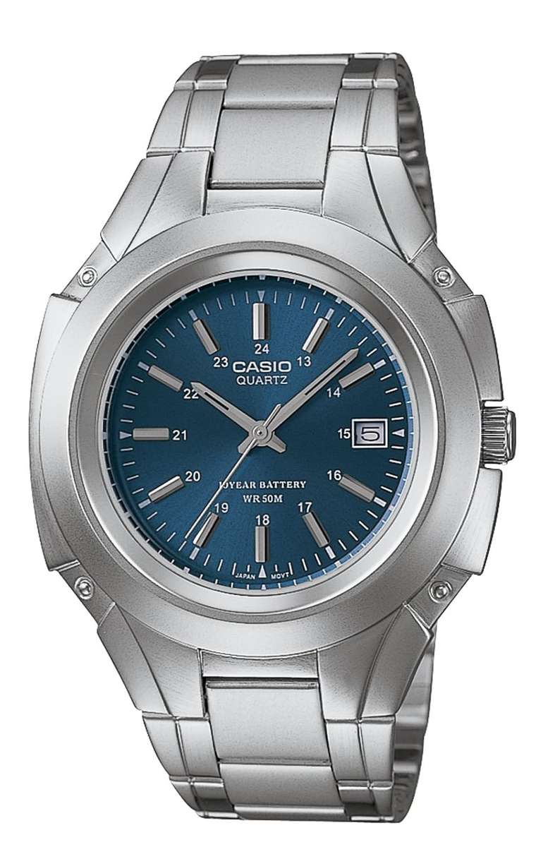 Casio Men's MTP3050D-2AV Classic 10-Year Battery Analog Dress Watch