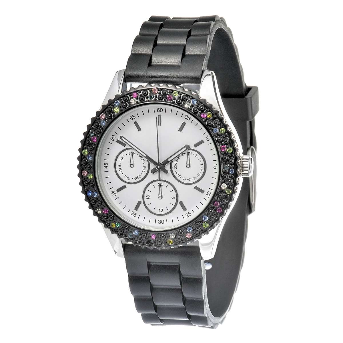 FMD By Fossil Black Band Analog Women's Watch ZRT21009