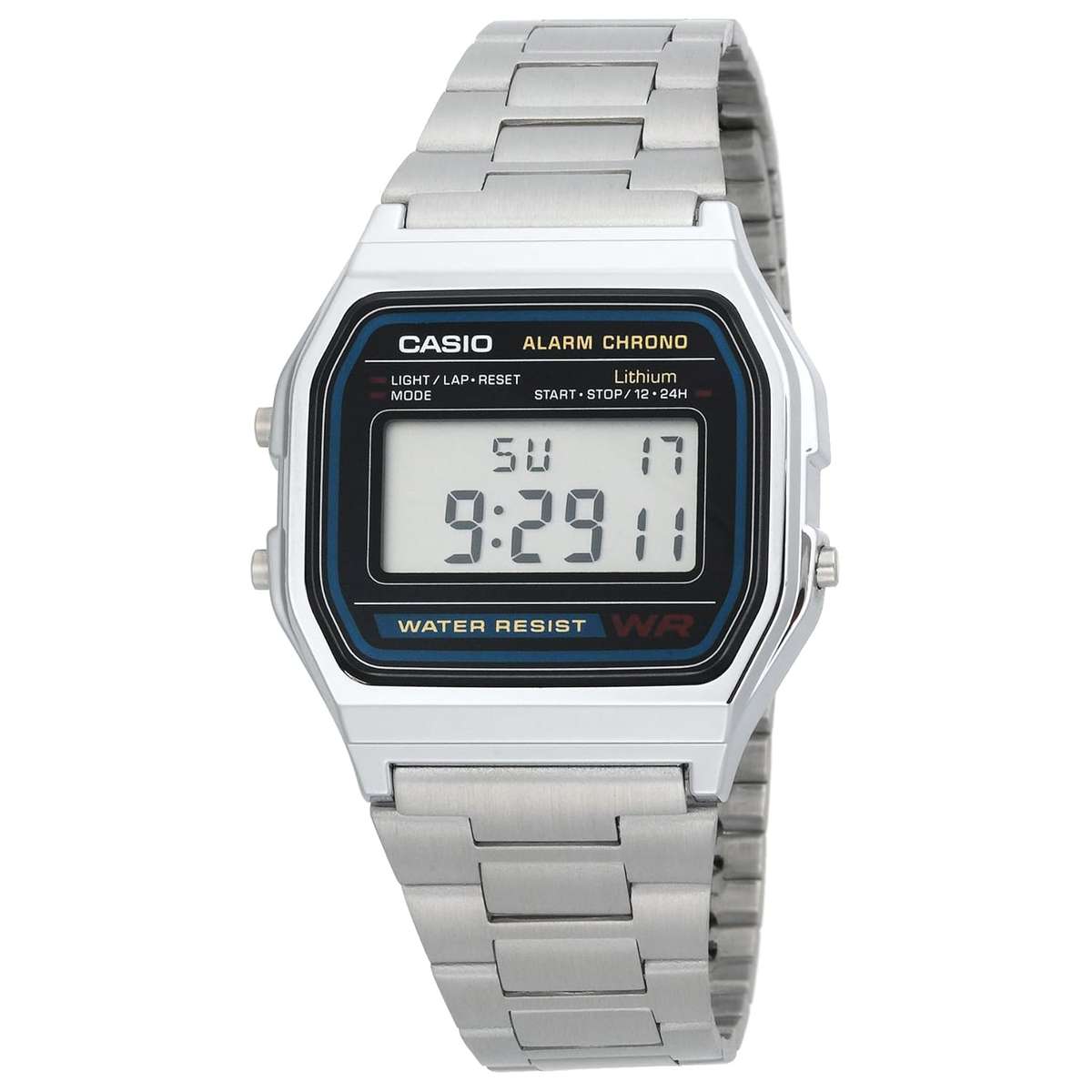 Casio Men's A158W-1 Classic Digital Bracelet Watch