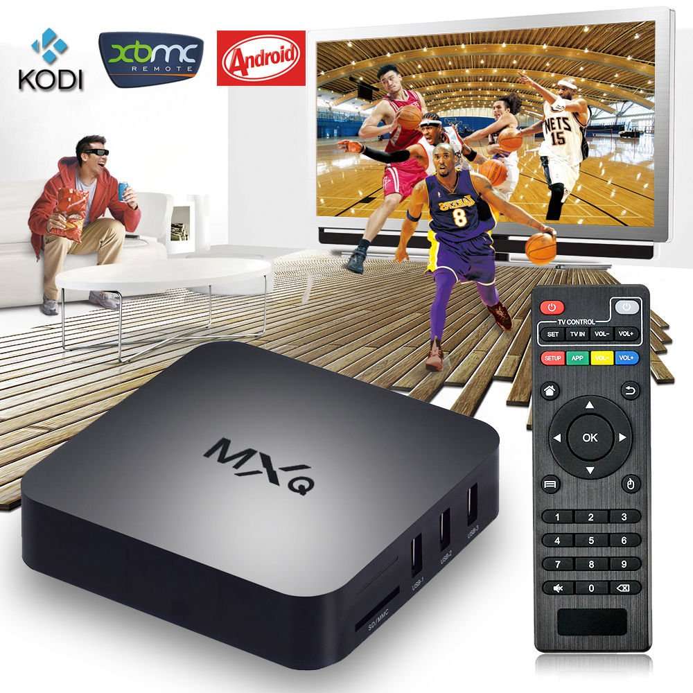 Quad Core MXQ HD Smart Android TV BOX Media Player with Kodi, Youtube, Netflix
