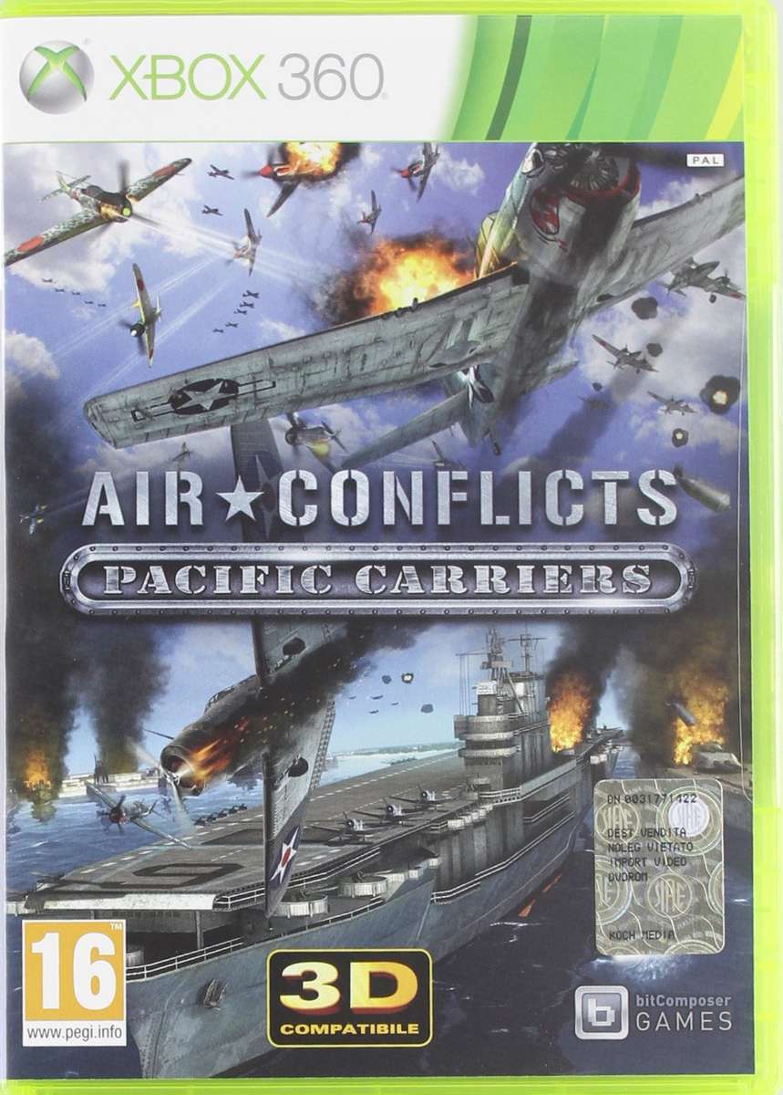 XBOX 360 AIR CONFLICTS PACIFIC CARRIERS / ORIGINAL PRODUCT / BID TO WIN
