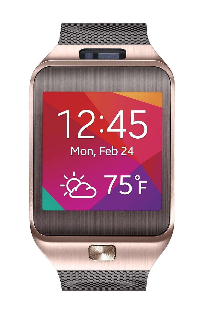 Samsung Gear 2 Smartwatch - Brown Gold/Orange/Black