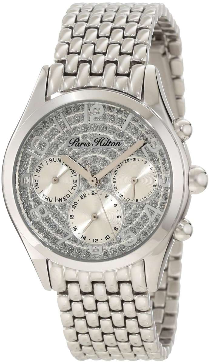 Paris Hilton Women's PH.13107MS/04M Beverly Crystal Paved Dial Watch