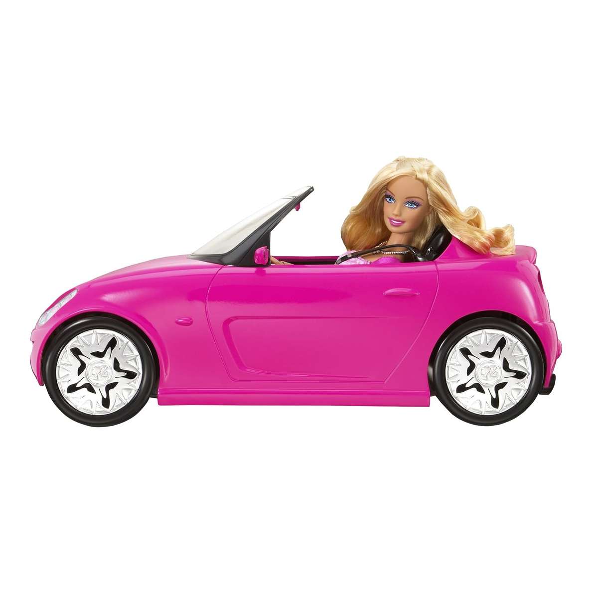 Barbie Glam Pink Convertible and Barbie Doll