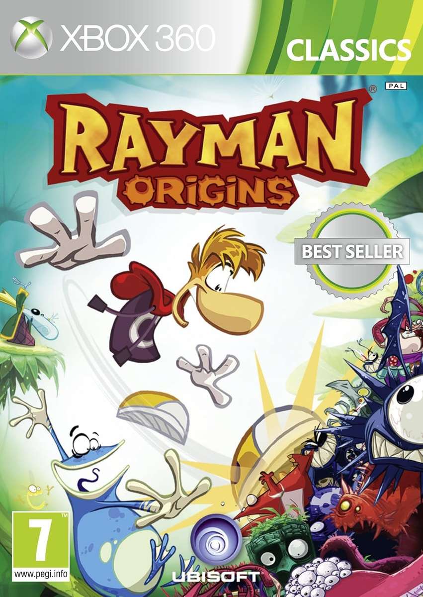 XBOX 360 RAYMAN ORIGINS CLASSICS / ORIGINAL PRODUCT / BID TO WIN