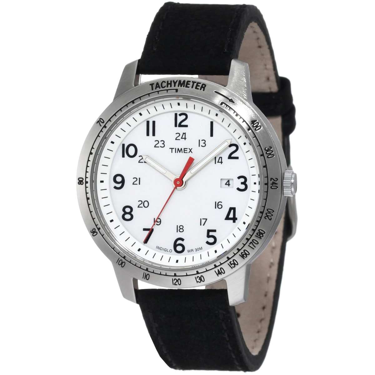 Timex Men's T2N638KW Weekender Sport Black Nubuck Strap Watch