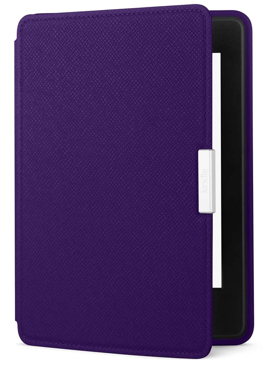 Amazon Kindle Paperwhite Leather Cover, Royal Purple (does not fit Kindle or Kindle Touch)