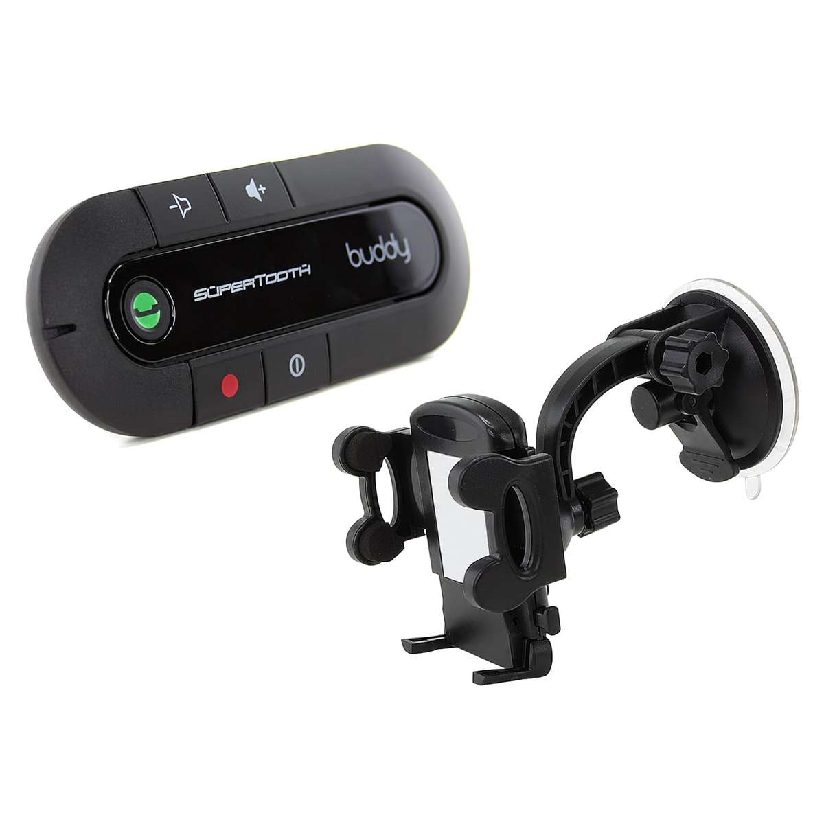 Supertooth Buddy 2.1 Bluetooth Handsfree  Visor Car-Kit with In-Car Phone Holder - Free Shipping