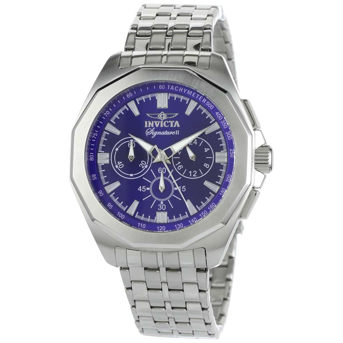 **R6800**Invicta Men's 7315 Signature II Blue Dial Chronograph Stainless-Steel Watch