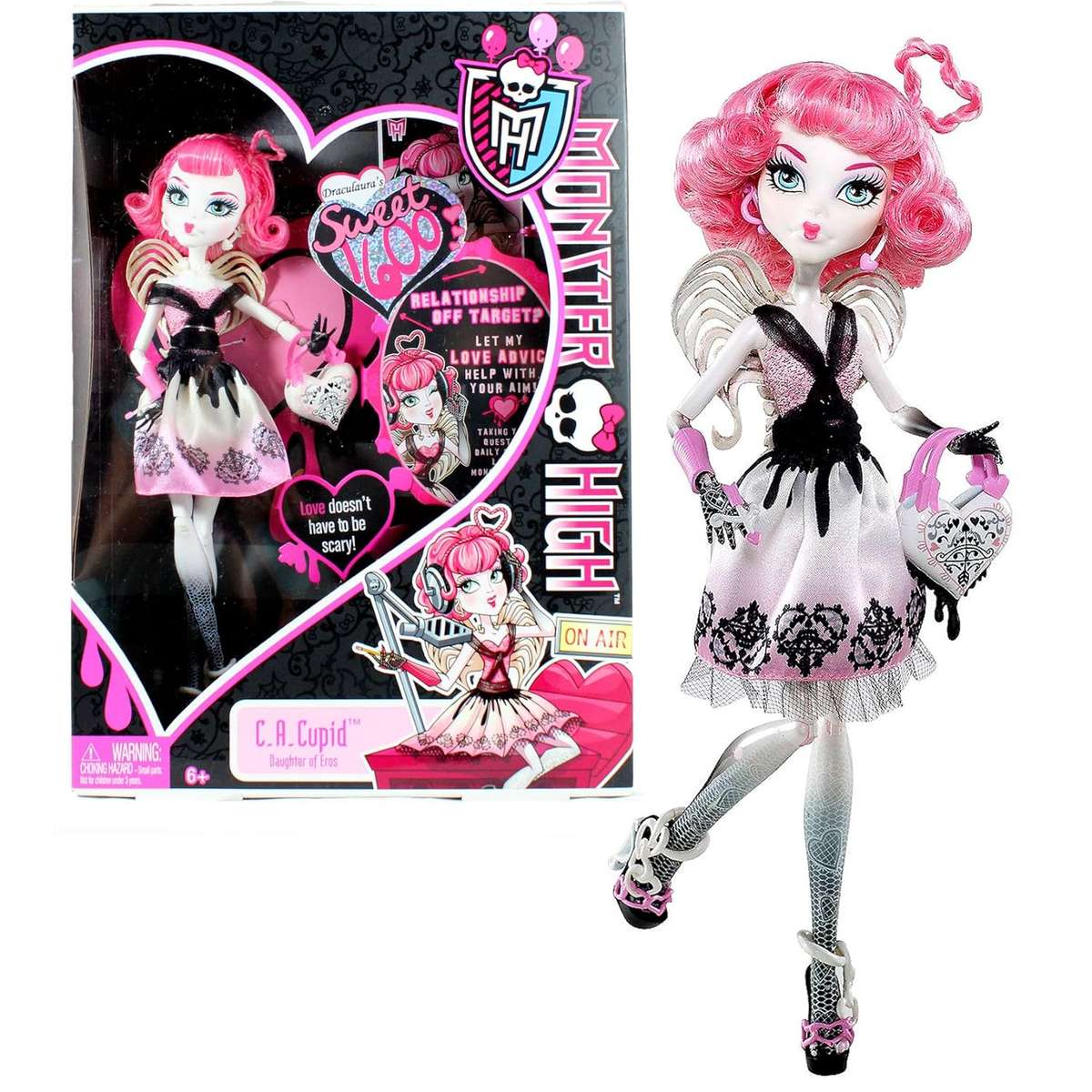 Mattel Year 2011 Monster High "Sweet 1600" Series 10 Inch Doll - C.A. Cupid "Daughter of Eros"