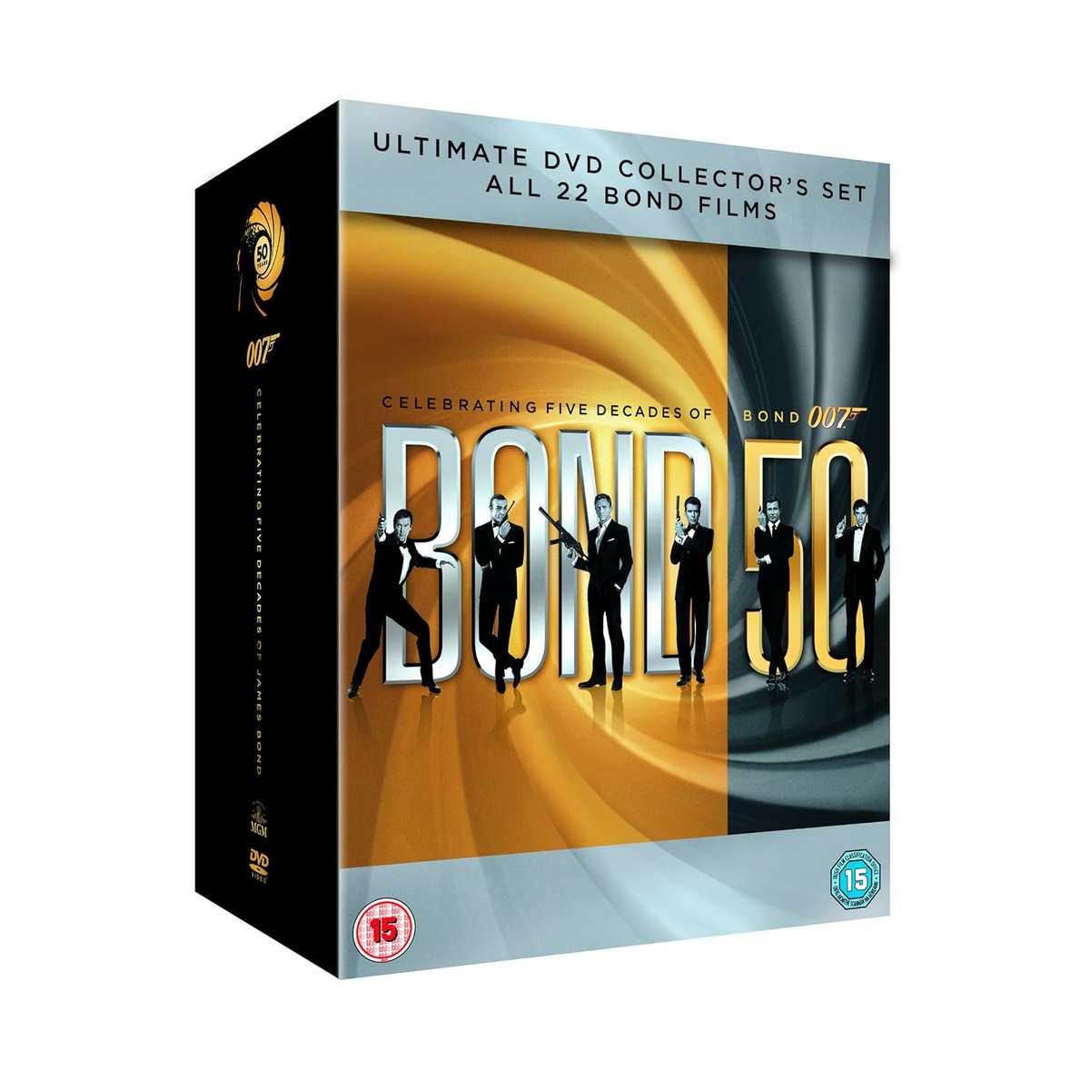 James Bond 22 Film Collection DVD  - Free Shipping