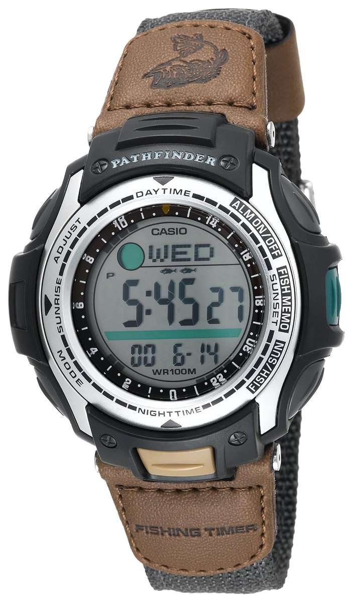 Casio Men's PAS400B-5V Pathfinder Forester Fishing Moon Phase Watch