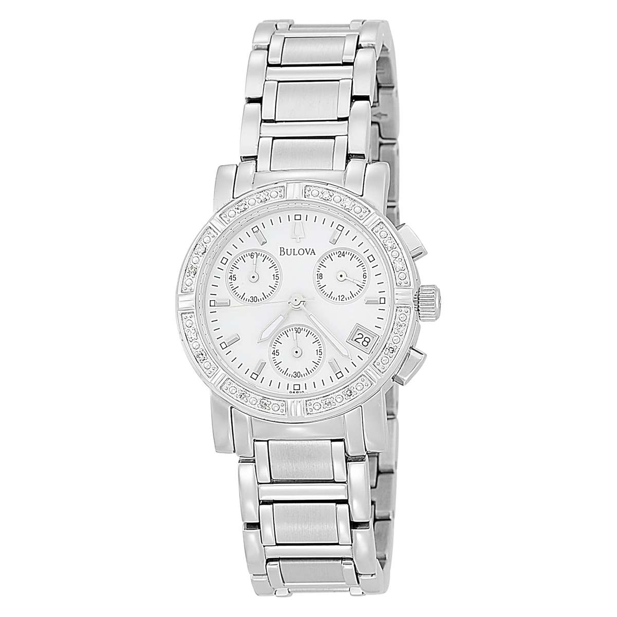 **R7000**Bulova Women's 96R19 Diamond Chronograph Watch