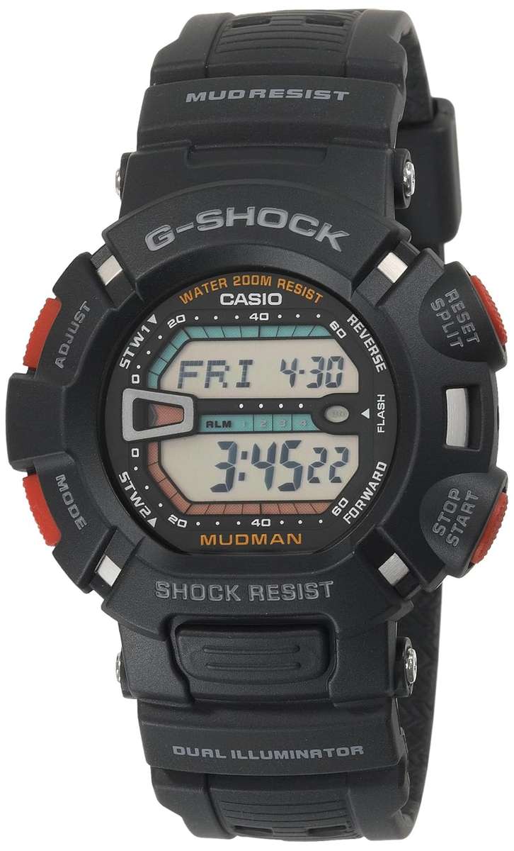 Casio Men's G9000-1V G-Shock Mudman Digital Sports Watch