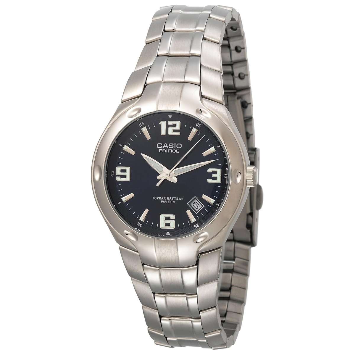 Casio Men's EF106D-2AV Edifice 10-Year-Battery Analog Bracelet Watch